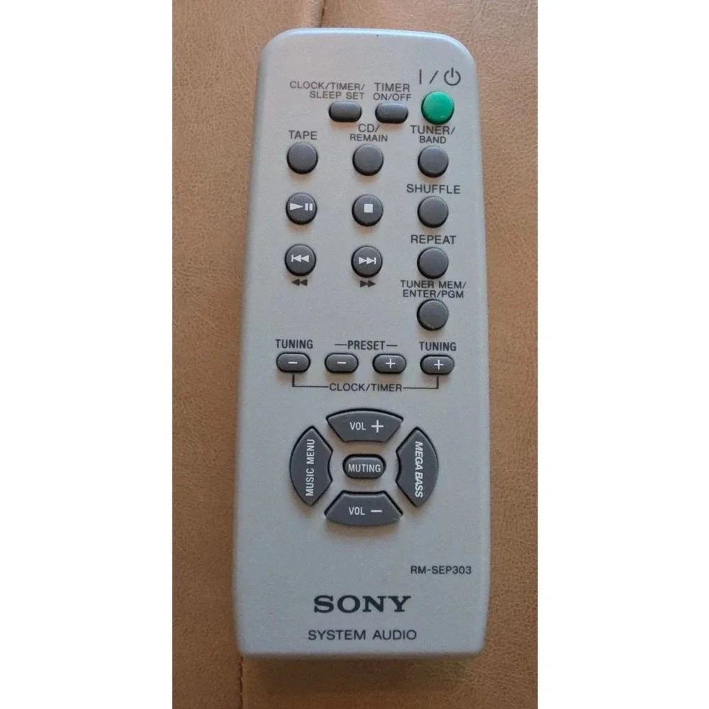 Sony RM-SEP303 System Audio Remote Control Genuine OEM Replacement‎ Gray